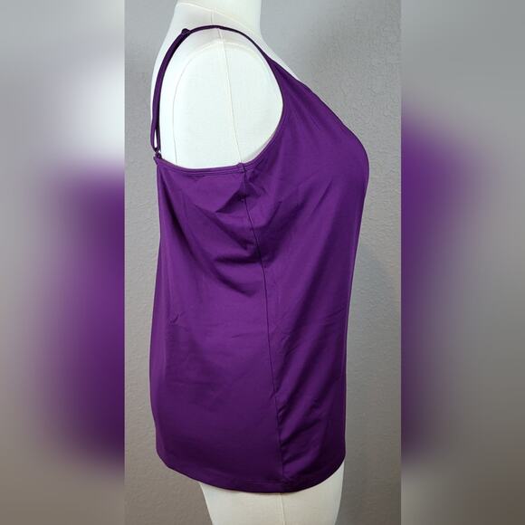 LANE BRYANT Nylon Stretch Cami in Plum Purple - Plus Size 18/20 or Size 2X - Picture 2 of 10